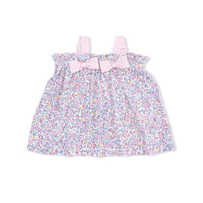 Elizabeth's Garden - Top with Bows and Ruffle Leg Bloomer - Persnickety Shop