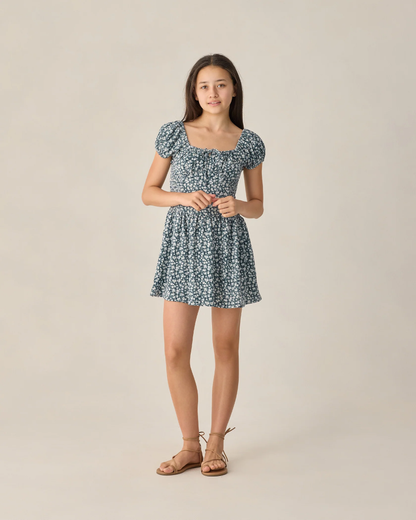 RYLEE + CRU TEEN ALEX DRESS NAVY FLORAL - Persnickety Shop