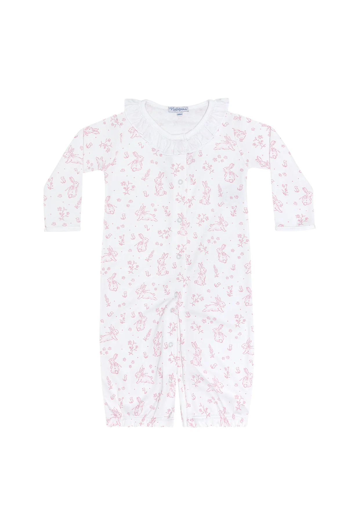 Nellapima Pink Bunny Toile Converter Gown - Persnickety Shop