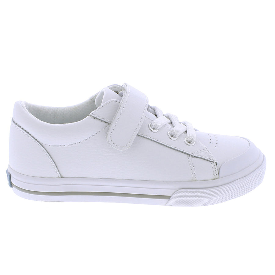Footmates Jordan Reese Sneaker- White Leather - Persnickety Shop
