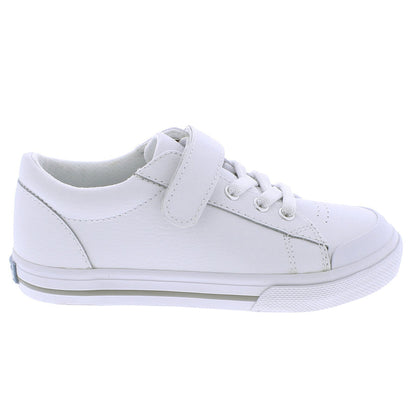 Footmates Jordan Reese Sneaker- White Leather - Persnickety Shop