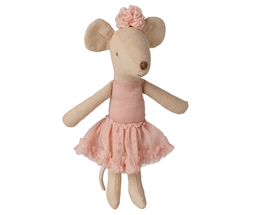 Maileg Ballerina mouse, Big sister - Light heather