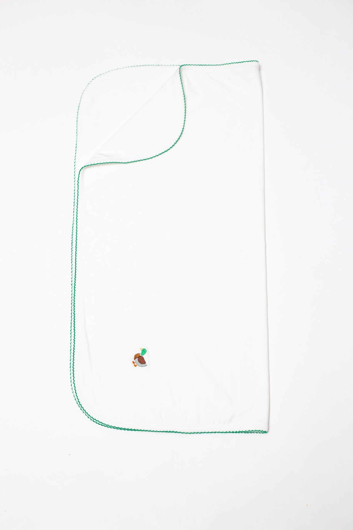 Goosies-  Mallard Embroidered Pip Blanket