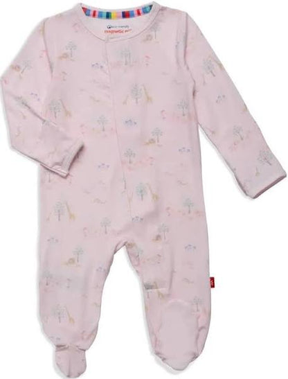 Magnetic Me - Serene Safari Pink Modal Magnetic Convertible Coverall - Persnickety Shop