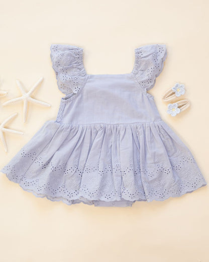 REMI ROMPER PERIWINKLE - Persnickety Shop