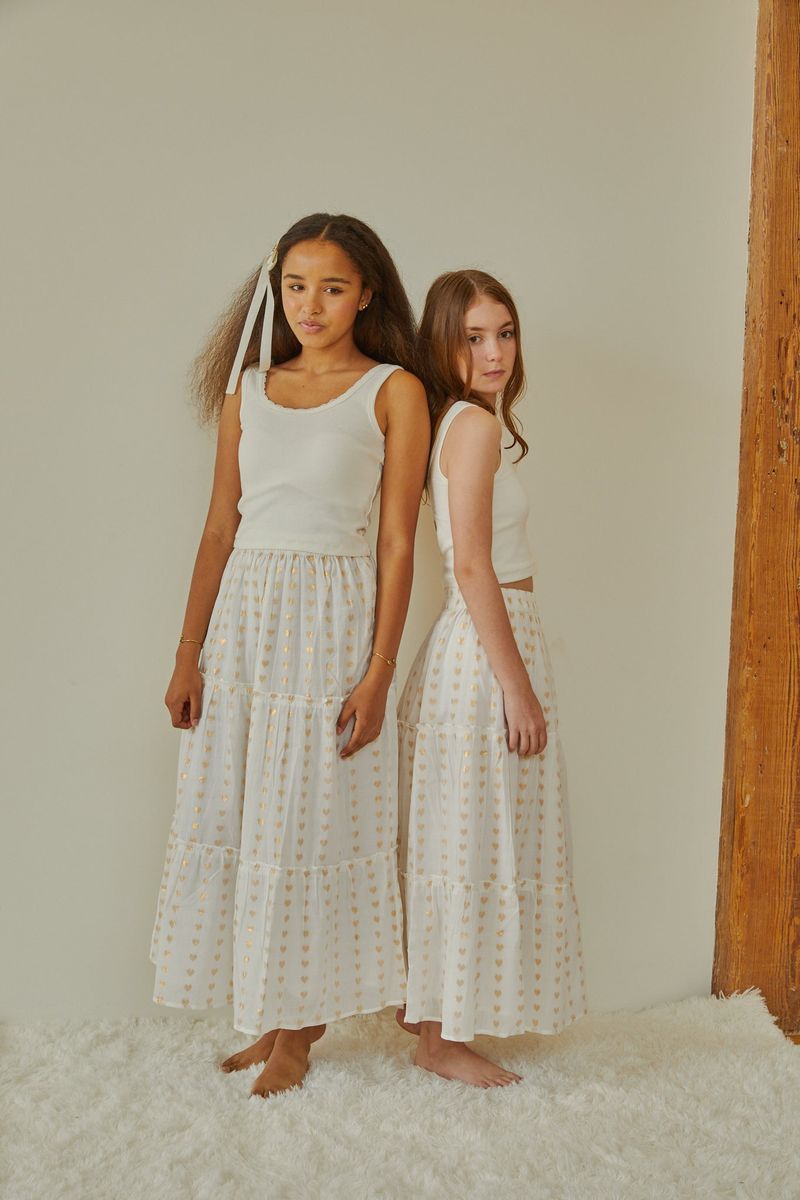 Stella White Ribbed Tank - Persnickety Shop