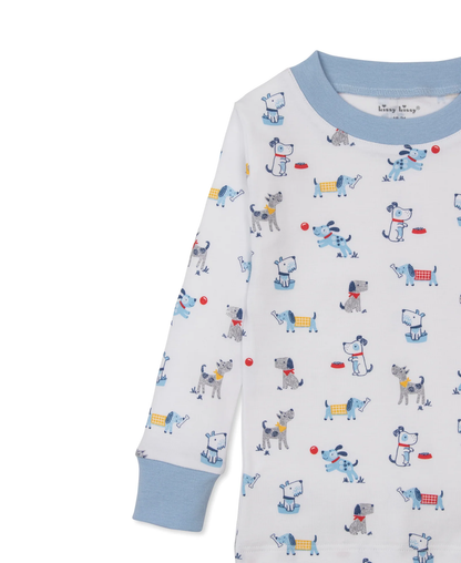 Kissy Kissy Puppy Patch Toddler Pajama Set - Persnickety Shop