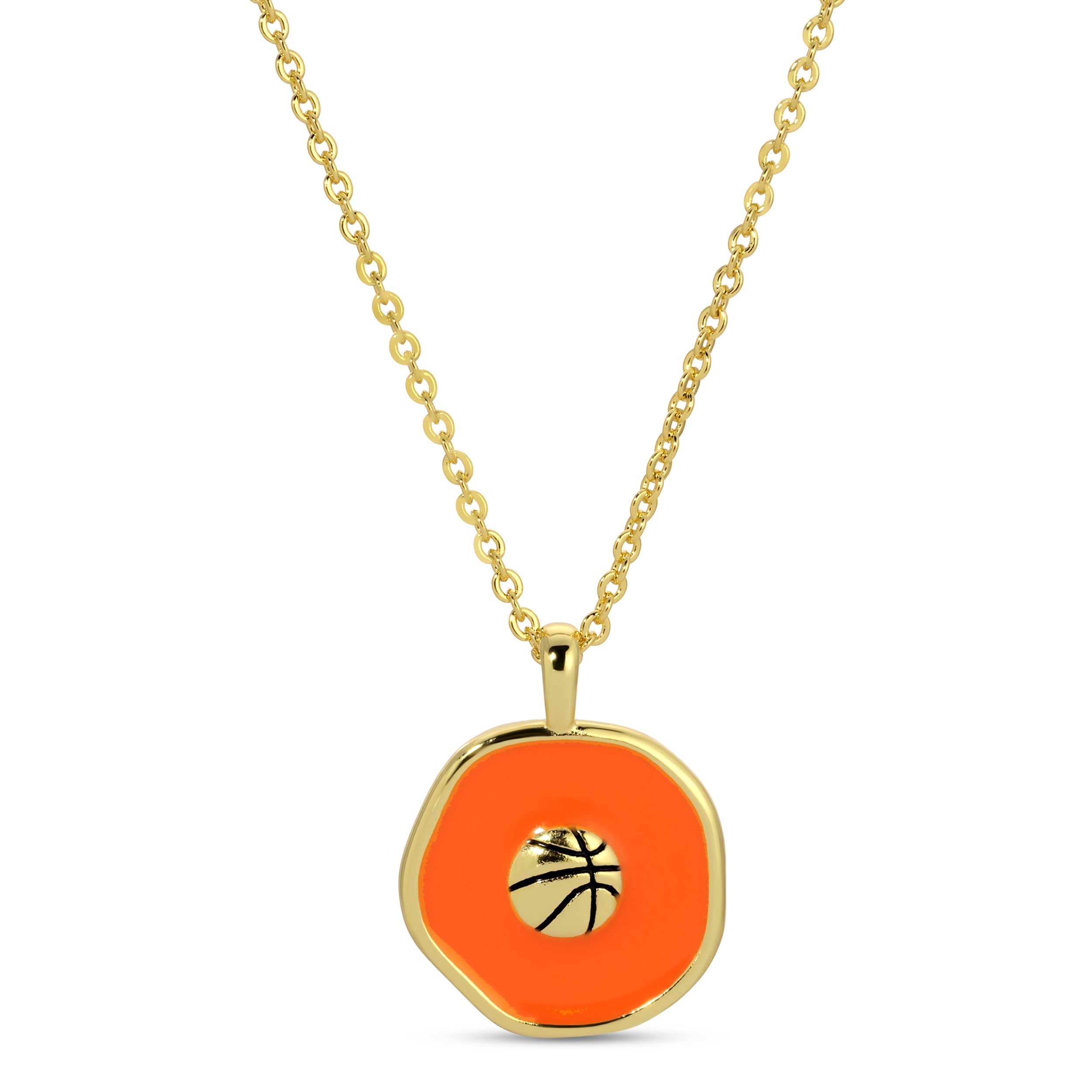 Swish! Basketball Pendant Necklace - Persnickety Shop