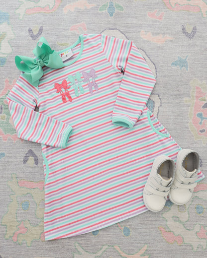 PRE-ORDER | Bows & Ballet Pocket Dress Jellybean by Smock Candy - Persnickety Shop