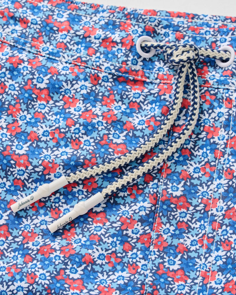 Johnnie-OThe Half Elastic 7" Surf Shorts  Freesia JR - Persnickety Shop