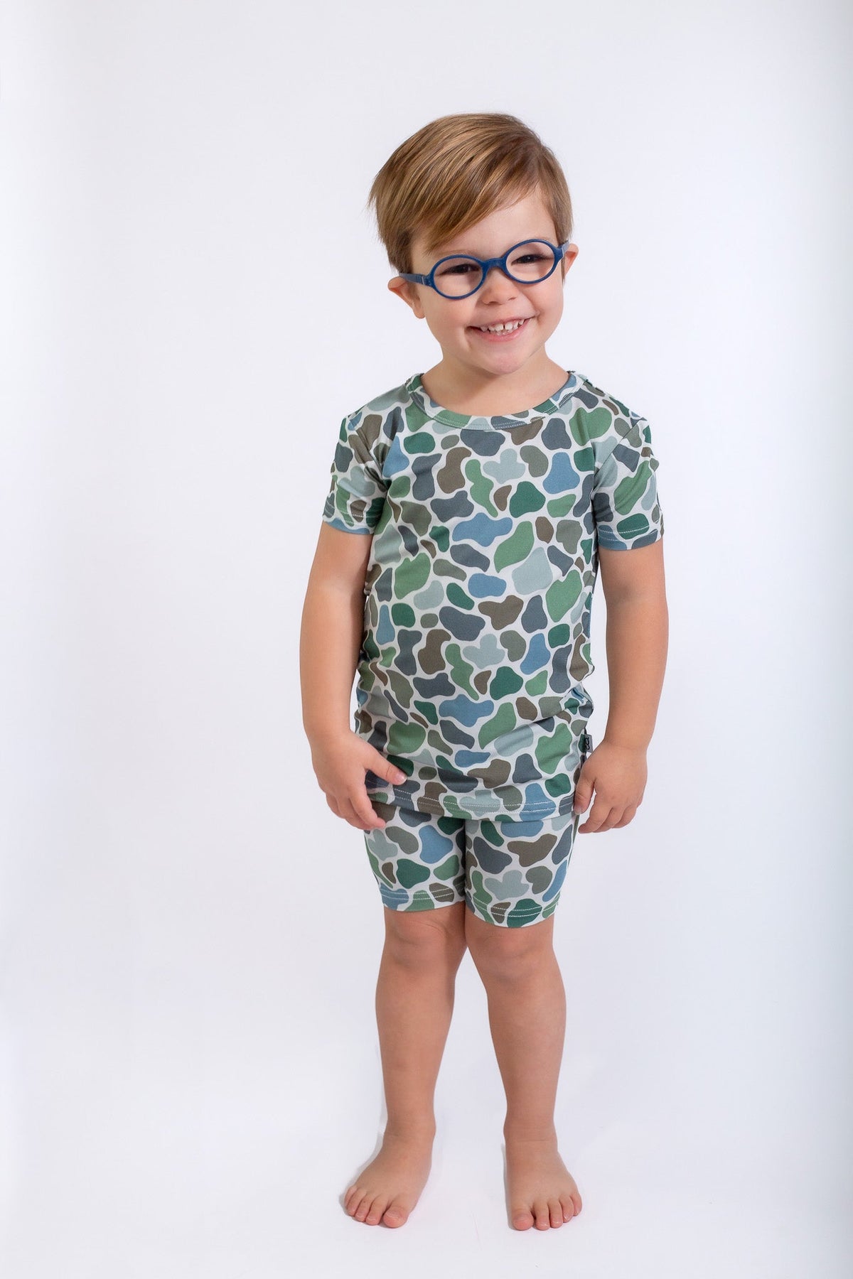 GOOSIES Short Sleeve Pajamas- Camo