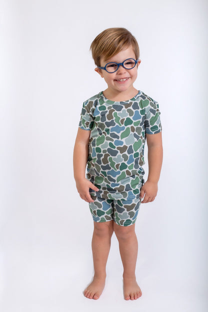 GOOSIES Short Sleeve Pajamas- Camo