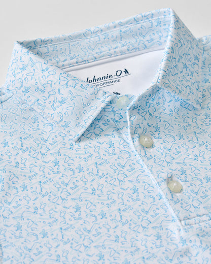 Johnnie-O Performance Jr. Jersey Polo - Beach Break - Persnickety Shop
