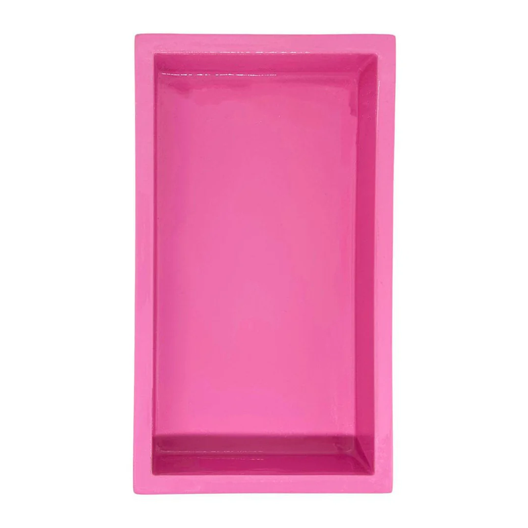 Hot Pink Bamboo Guest Towel Holder - Persnickety Shop