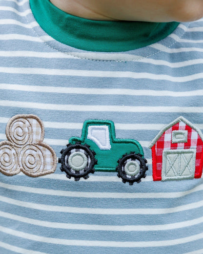 Jellybean Boy Farm Days Romper - Persnickety Shop