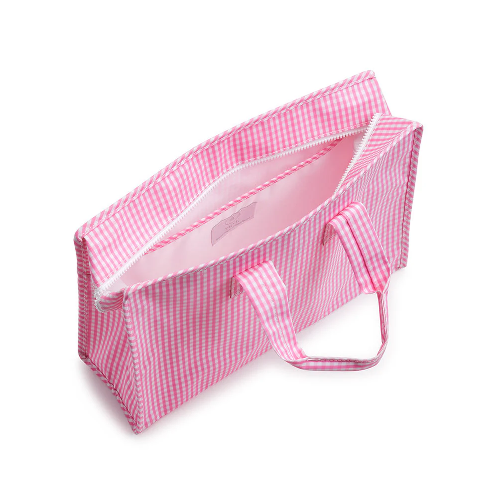 Overnite Tote, Pimlico Stripe Pink TRVL DESIGN