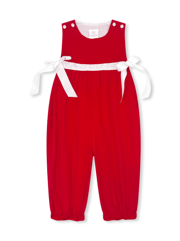 Lullaby Set- Rosie Romper High Point Red Corduroy