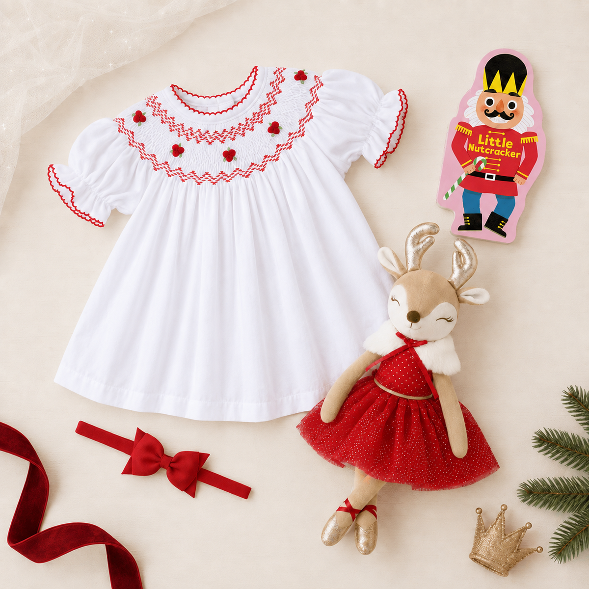 Magnolia Baby Holly Bishop Short Sleeve Dress