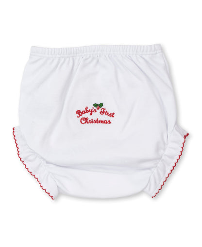 Kissy Kissy Baby's First Christmas 26 Diaper Cover