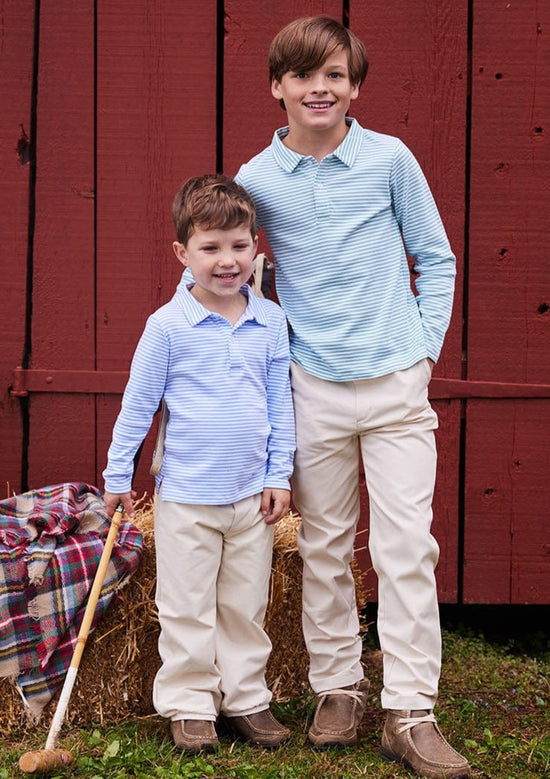 Little English Banded Pant - Pebble Twill