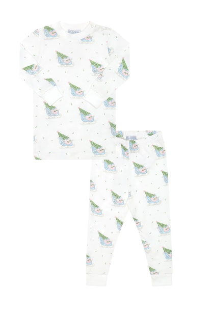 Nellapima Pink Merry Sleighs Pajamas - Persnickety Shop