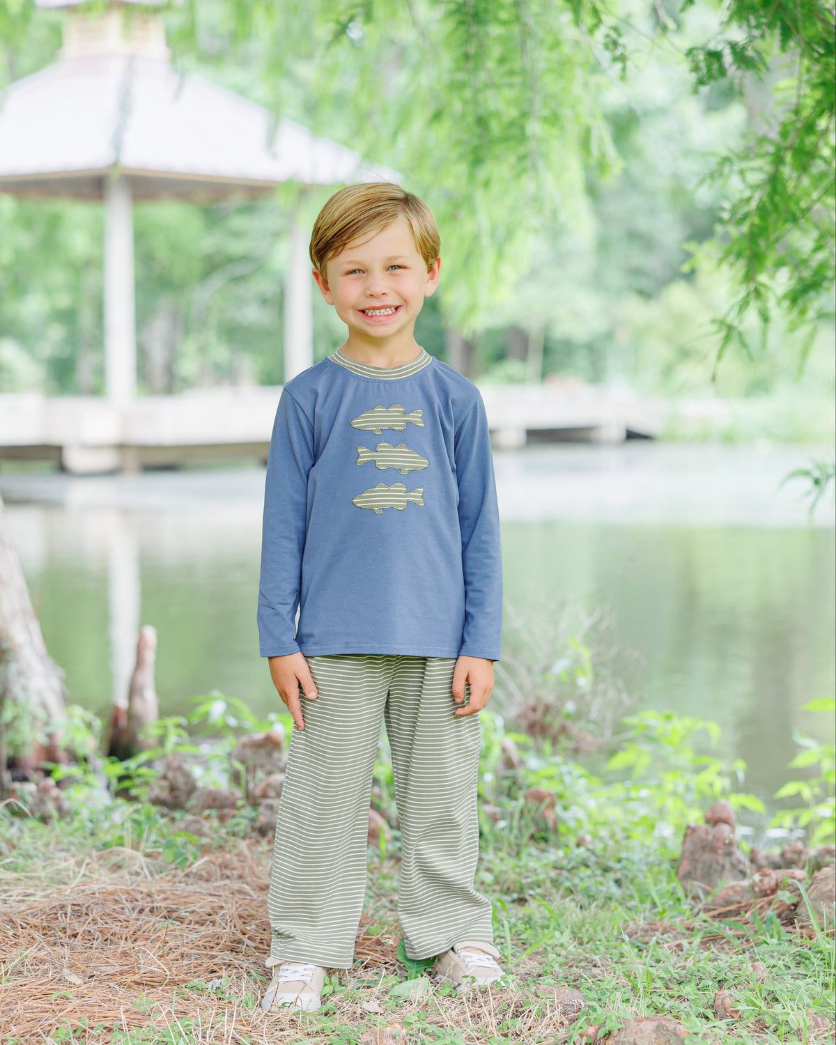 Jellybean by smock candy Fresh Water Friends Pants Set