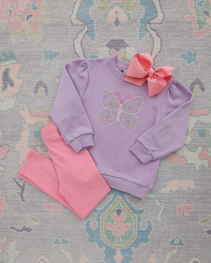 Jellybean by Smock Candy Butterfly French Terry Pullover