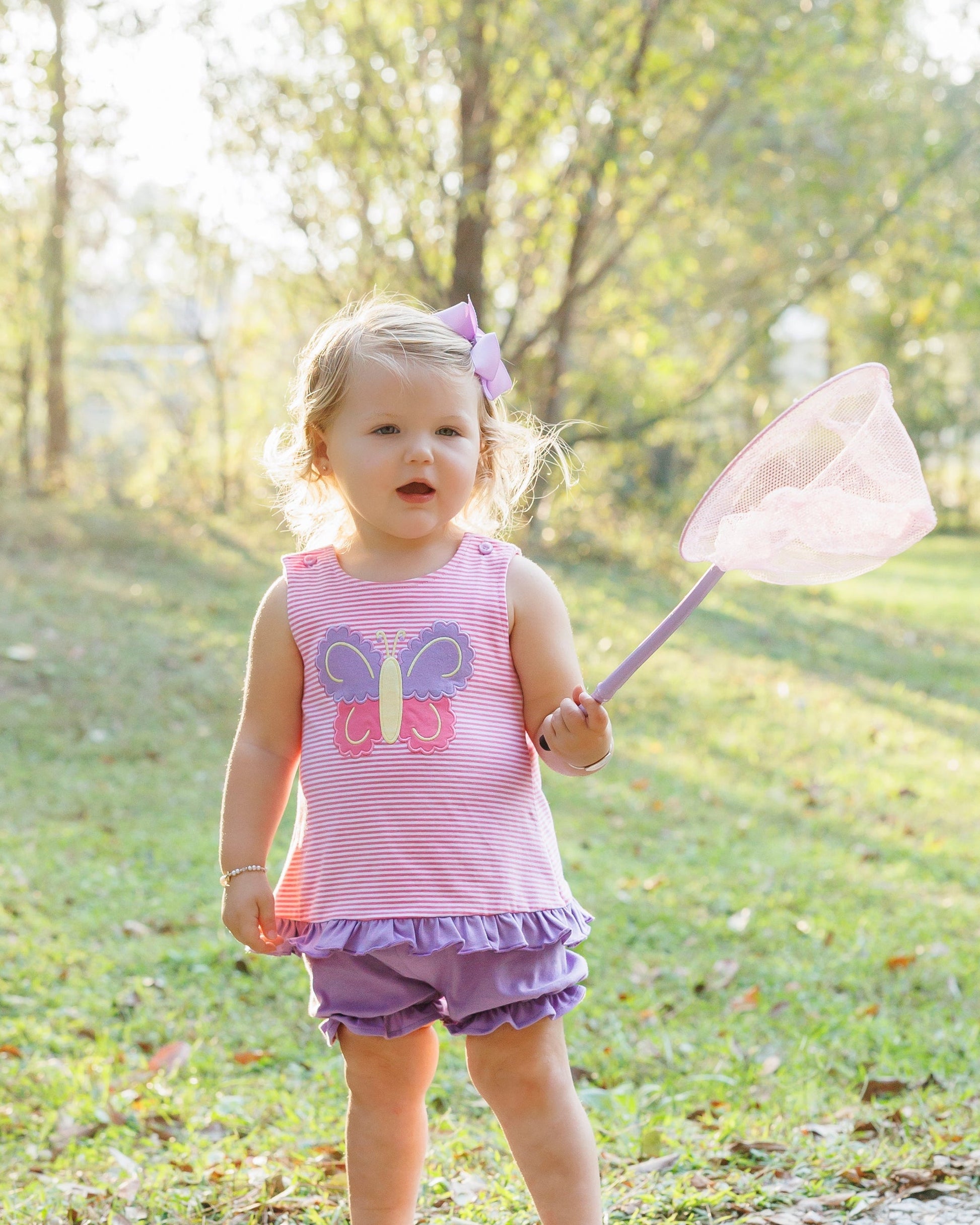 Jellybean Butterfly Kisses Swing Back Bloomer Set - Persnickety Shop