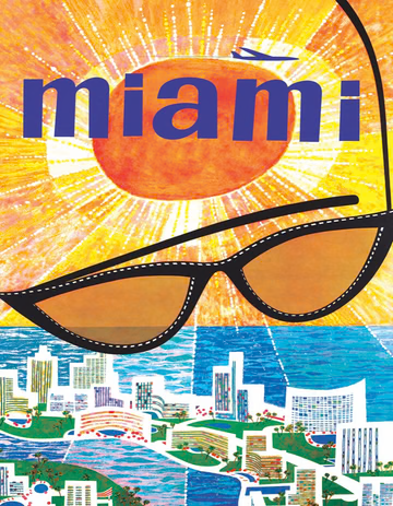 MIAMI BEACH MINI-100 PIECE MINI PUZZLE - Persnickety Shop