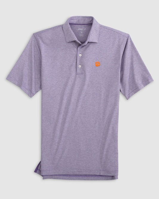 Johnnie-O Teen Clemson Tailgater 2.0 Jr. Printed Jersey Performance Polo