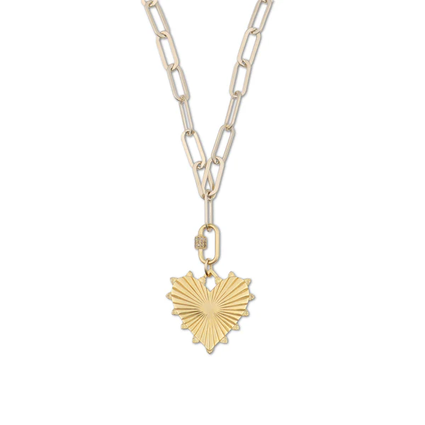 Jumbo Heart of Gold Necklace - Persnickety Shop