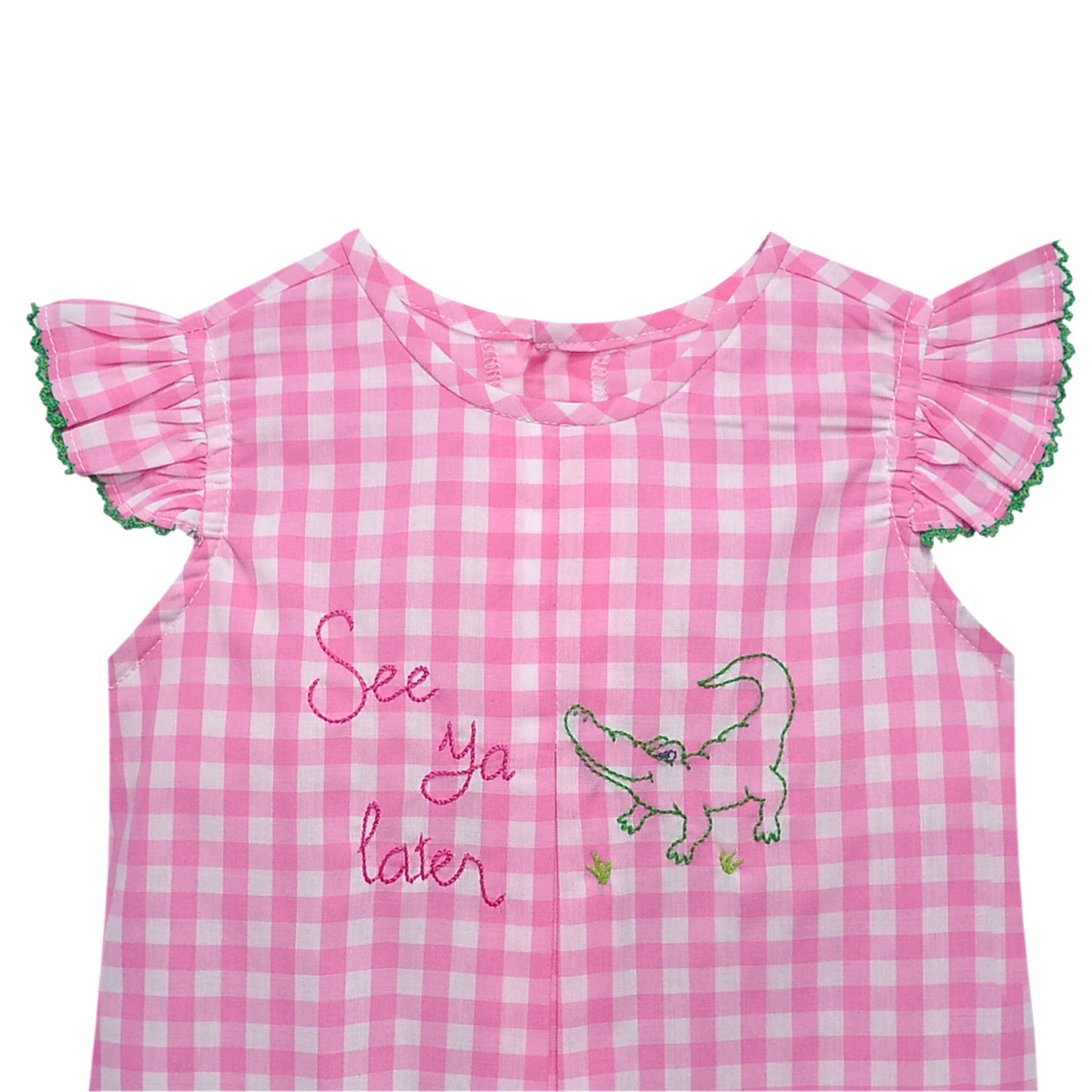 Pink Charlotte Dress- See Ya Later Alligator - Persnickety Shop