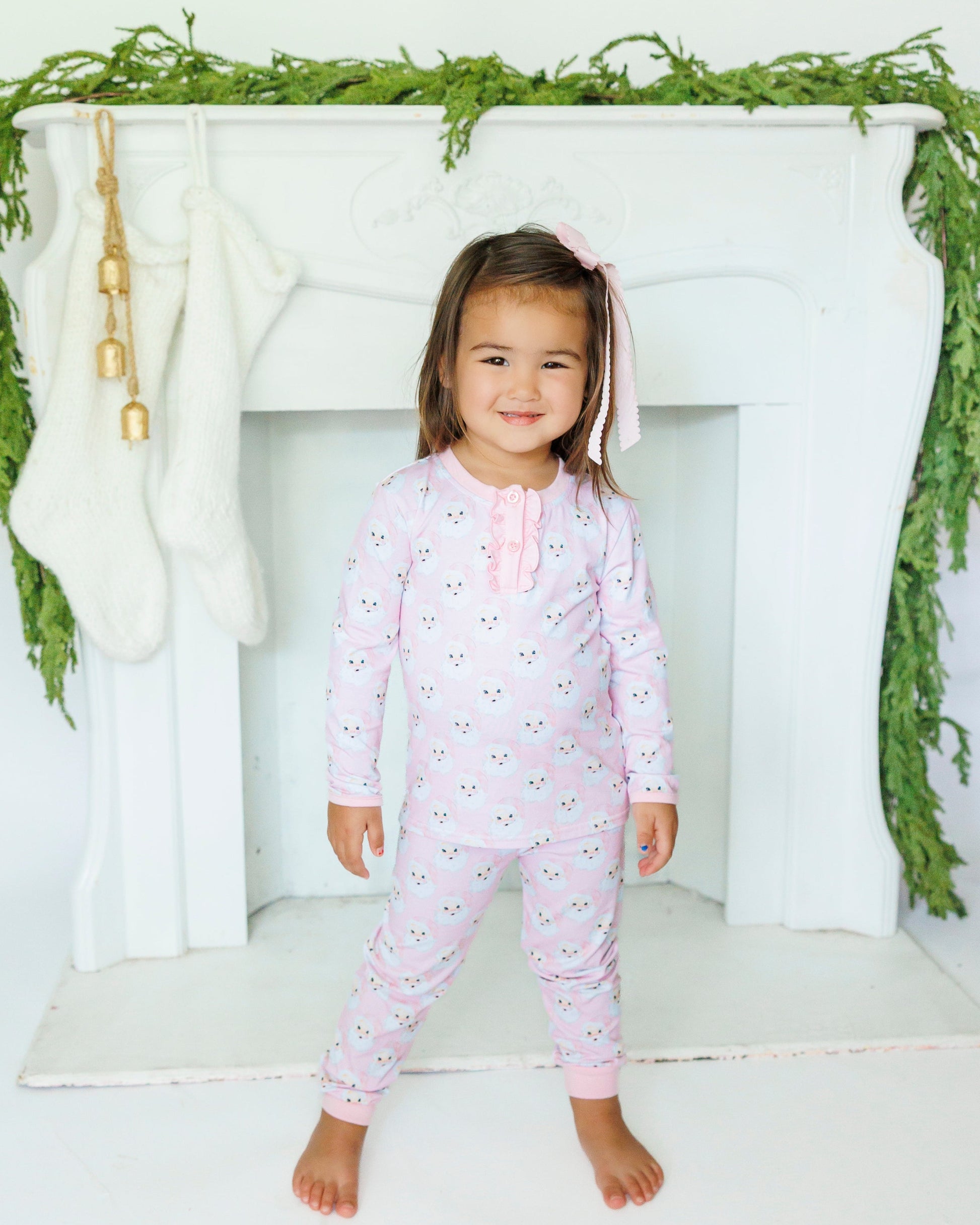 PRE-ORDER |Jolly Santa Ruffle Set  by Jellybeans Smock Candy - Persnickety Shop