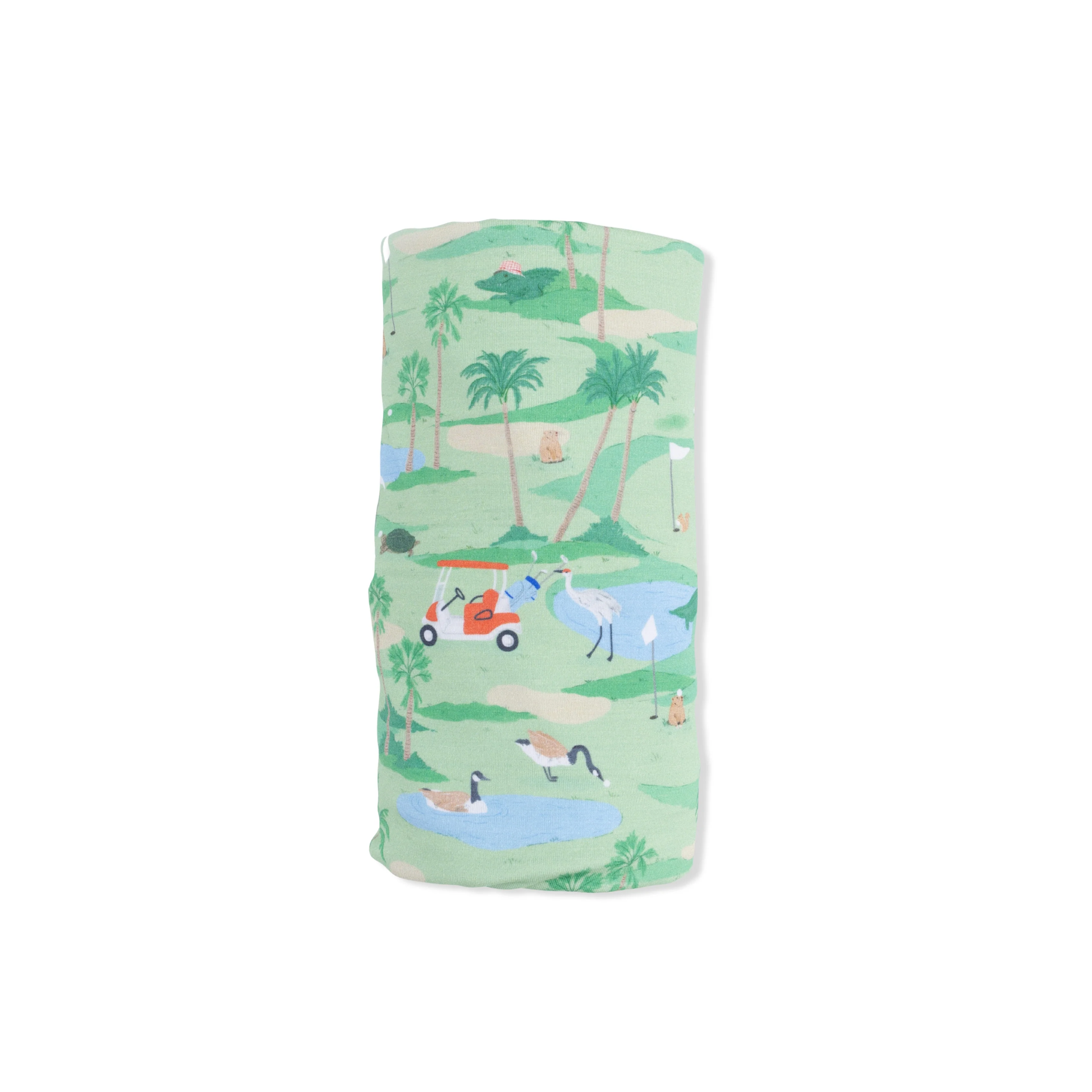 Golf Oasis Animals - Swaddle Blanket - Persnickety Shop