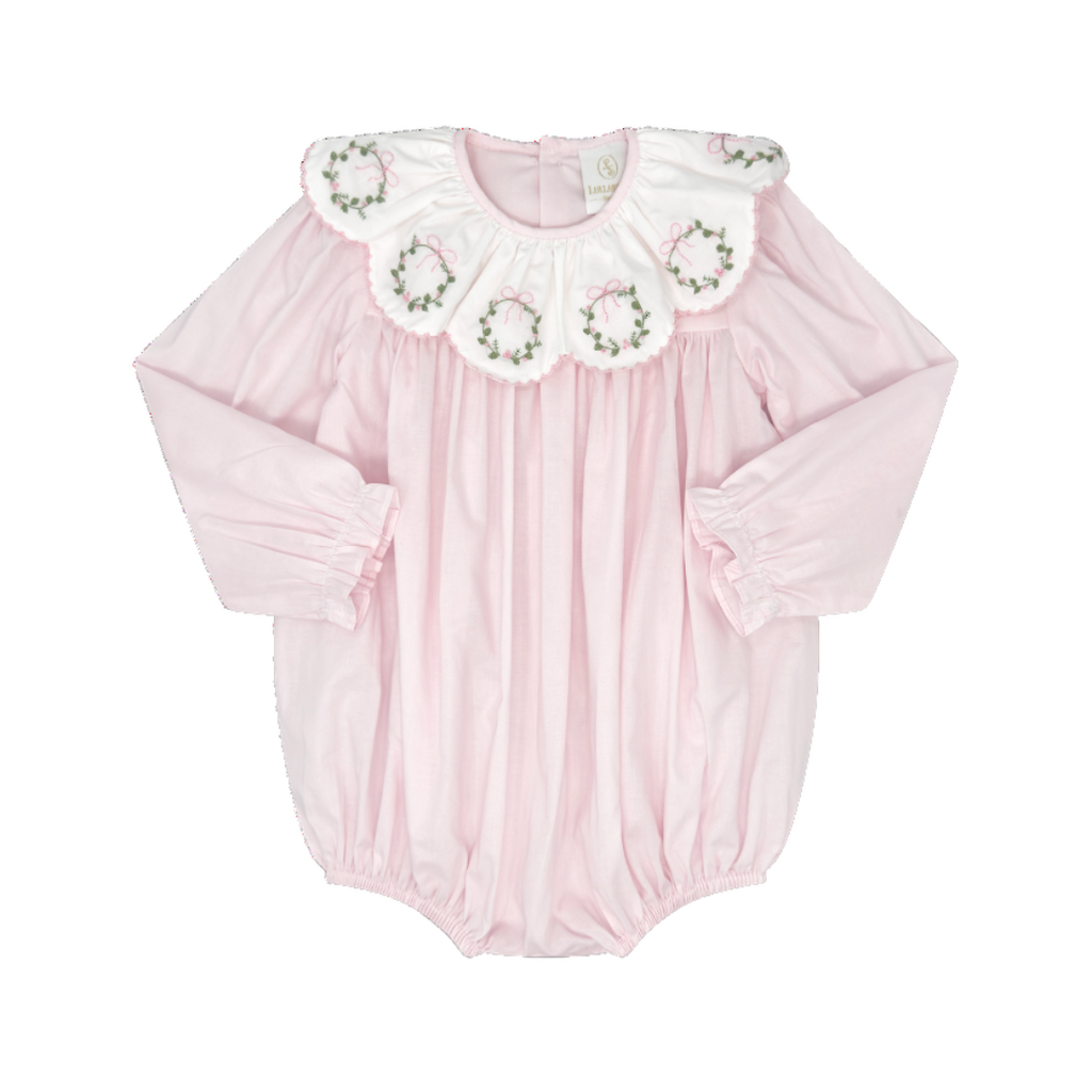 Lullaby Set Chloe Bubble- Blessings Pink Batiste, Wreaths