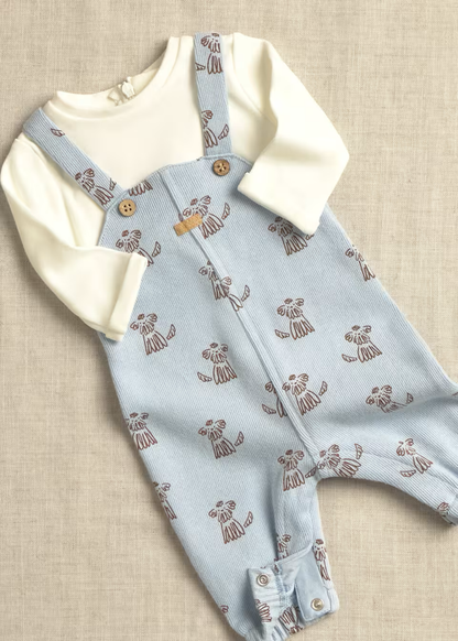 Mayoral Baby Boy Puppy Sky Romper Set