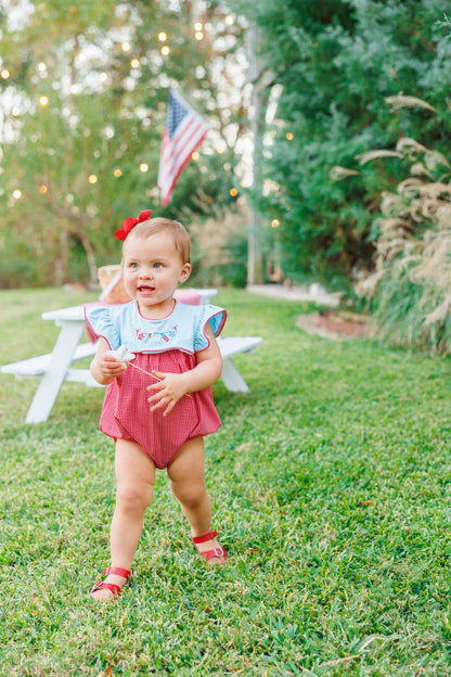 Jellybean Star Spangled Banner Scallop Bubble