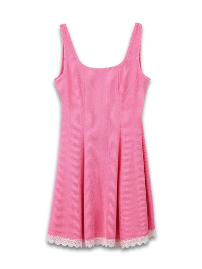 Simply Southern Girls Corded Tank Dress Prissy Pink - Persnickety Shop