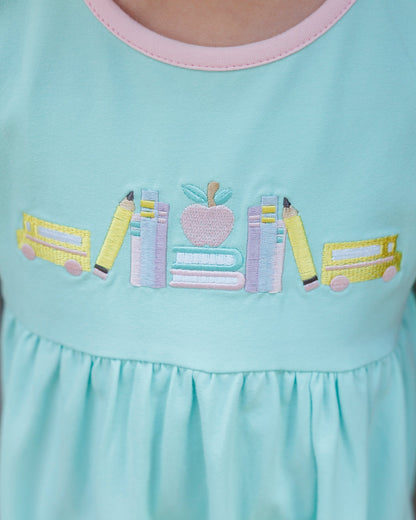 Wheels on the Bus Dress  by Jellybean Smock Candy - Persnickety Shop