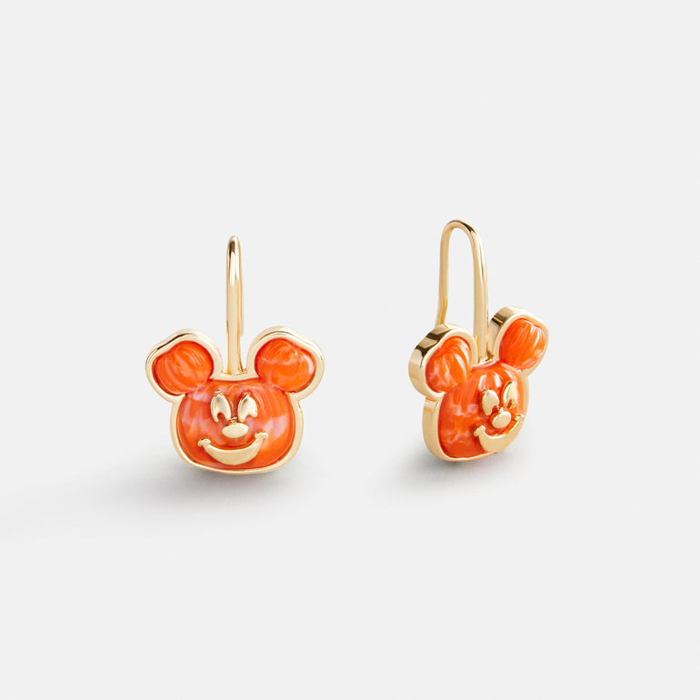 Disney Mickey Mouse Pumpkin Drop Earrings