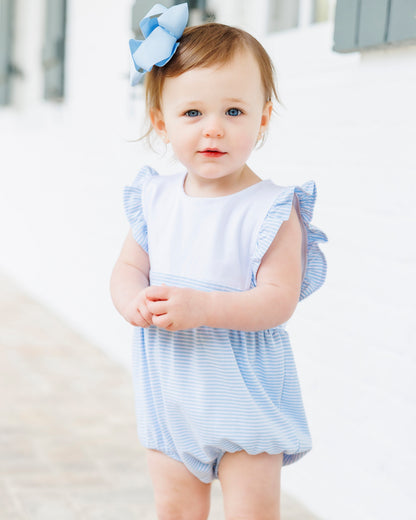 Jellybean Girl Sophia Bubble- Light Blue Stripe - Persnickety Shop