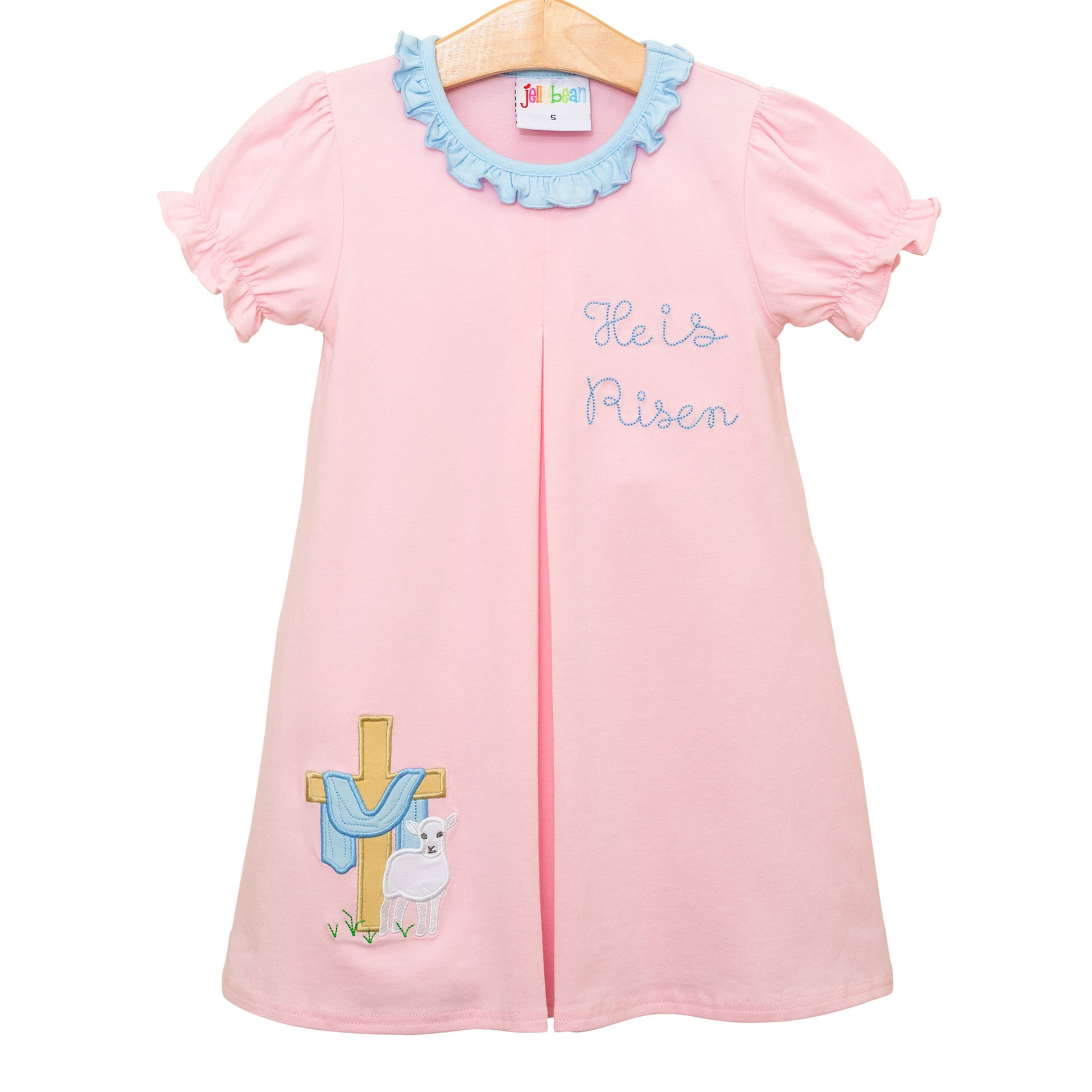He Is Risen Pleat Dress Dress Jellybean by Smock Candy - Persnickety Shop