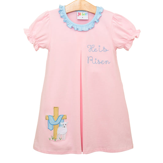He Is Risen Pleat Dress Dress Jellybean by Smock Candy - Persnickety Shop