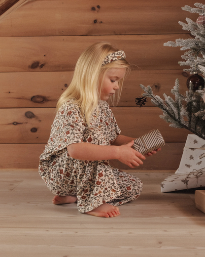 RYLEE + CRU PADDED HEADBAND HOLIDAY FLORAL