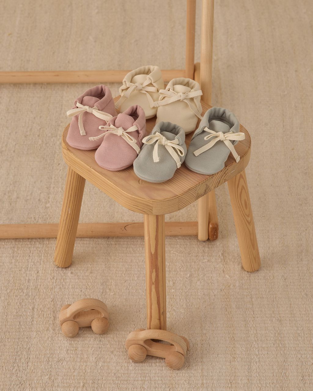 Baby Booties || Sage - Persnickety Shop