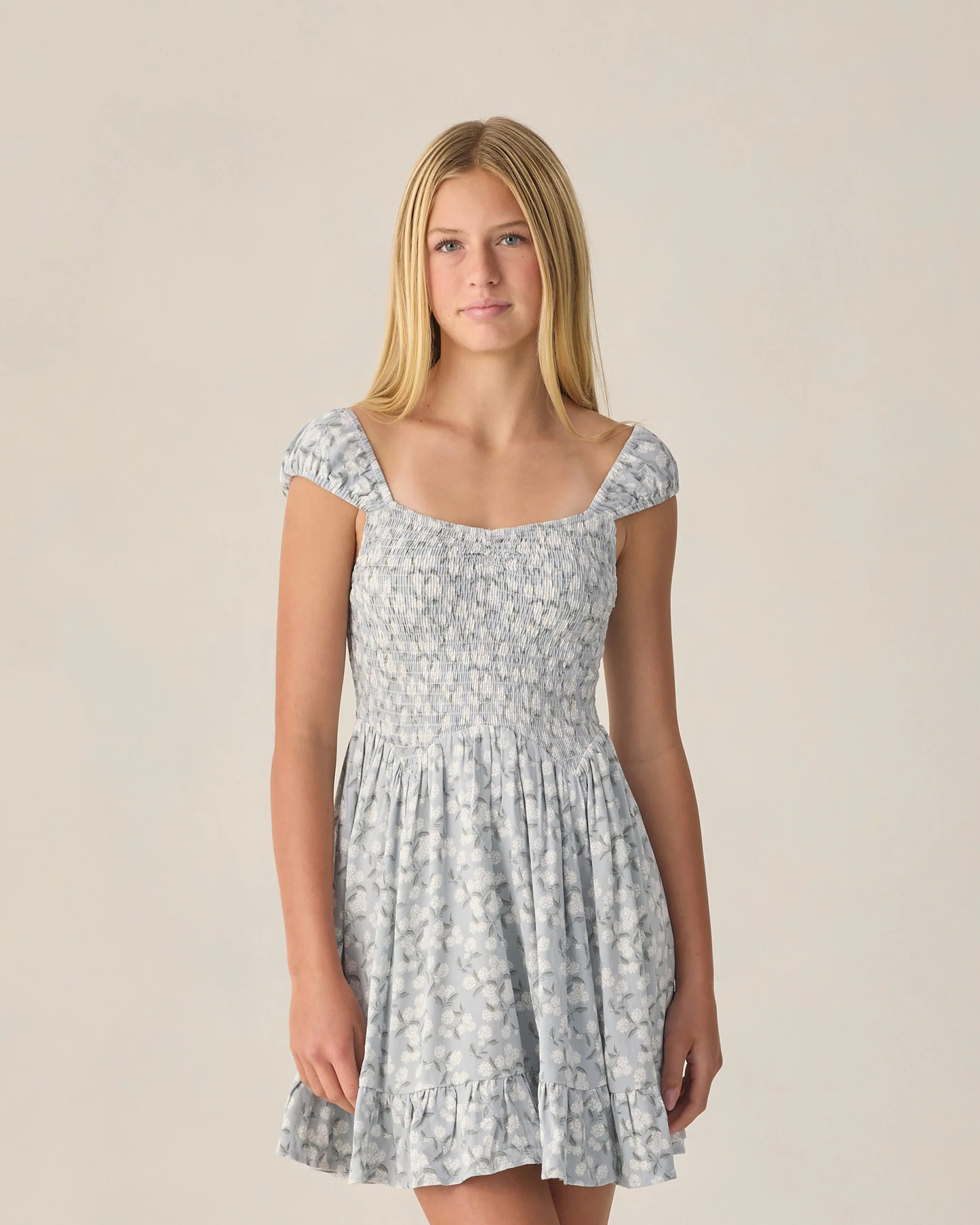 RYLEE + CRU Teen Kalina Dress Hydrangea - Persnickety Shop