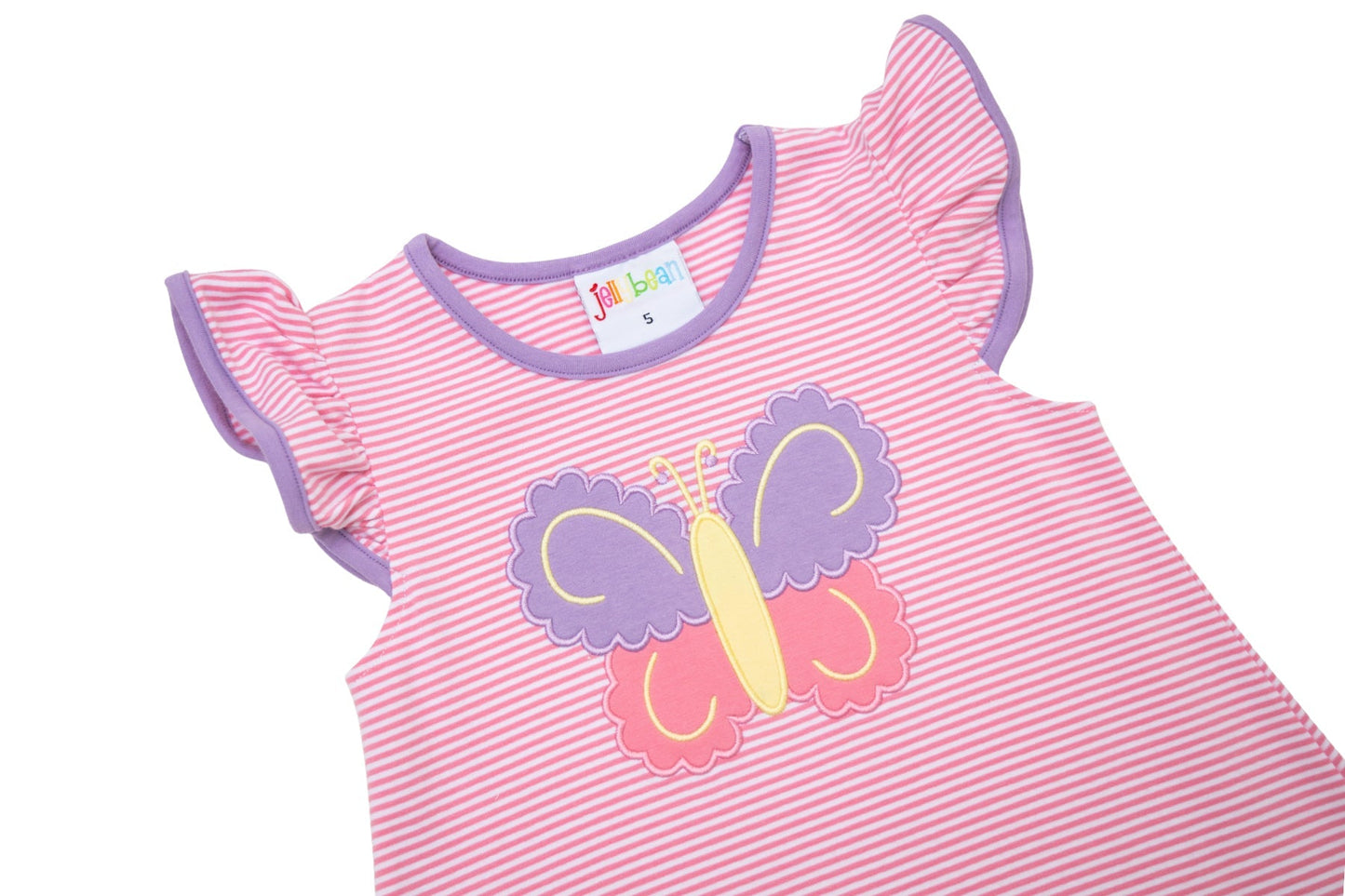 Jellybean Butterfly Kisses Flutter Dress - Persnickety Shop