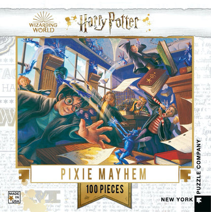 HARRY POTTER Pixie Mayhem Mini 100 Piece Mini Puzzle - Persnickety Shop