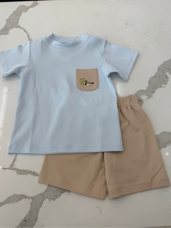 Squiggles MALLARD N' CATTAILS SHORT SET - Persnickety Shop