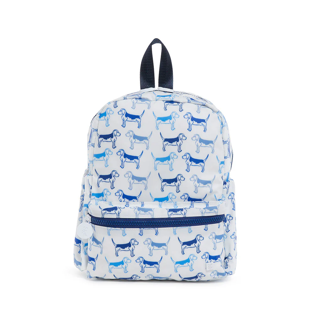 MINI BACKER - PUPPY LOVE BLUE BACKPACK - Persnickety Shop